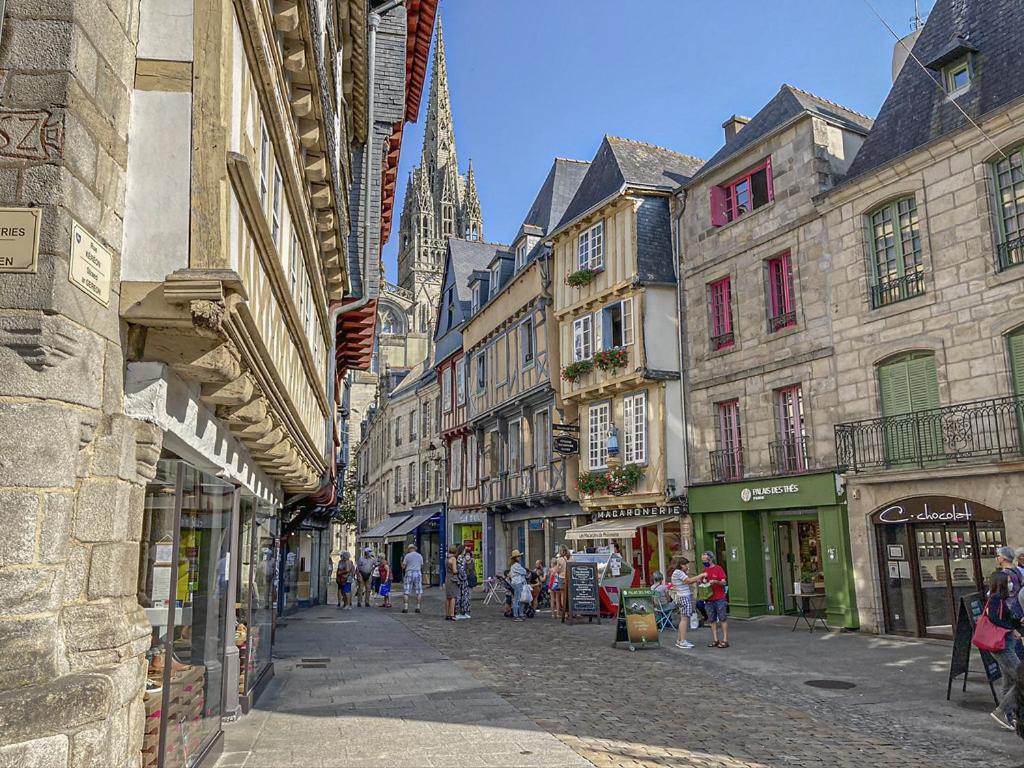 Appartamento Quimper: T3 avec vue cathédrale proche gare Esterno foto